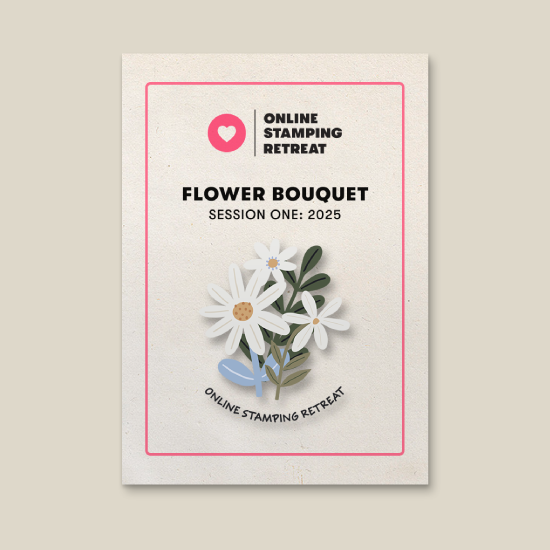 SessionOne-FlowerBouquet-Mock online stamping retreat pin set